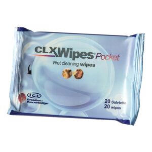 Nextmune Italy Srl Clorexyderm Wipes Pocket Salviette Umidificate per Cani e Gatti 20 Salviette - Igiene Pratica e Veloce