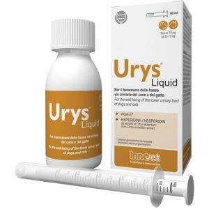 Innovet Italia Srl Urys Liquid Integratore per il Benessere delle Vie Urinarie di Cani e Gatti - 60ml