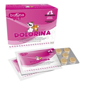 Buona Spa Societa' Benefit Dolorina 100 Compresse Appetibili Masticabili per Cani e Gatti - Integratore per il Benessere