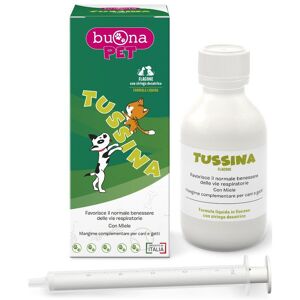 Steve Jones Vet Buona Pet Tussina Alimento Complementare per Cani e Gatti 60g - Vie Respiratorie