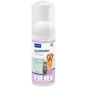 Virbac Srl Allerderm Foam Cleanser 100ml - Soluzione Micellare in Schiuma per Cani e Gatti, Igiene Cutanea