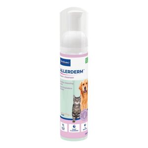 Virbac Srl Allerderm Foam Cleanser 200ml - Soluzione Micellare in Schiuma per Cani e Gatti, Igiene Cutanea Avanzata