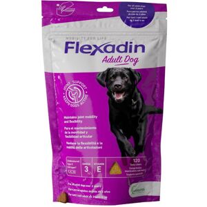 Vetoquinol Italia Srl Flexadin Adult Mangime Complementare Articolazioni Cani Adulti 120 Tavolette - Supporto per le Articolazioni Canine