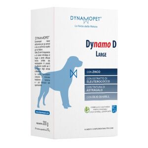 Dynamopet Srl Dynamo D Large 20 Bustine da 10g - Integratore Alimentare per Cani di Taglia Grande