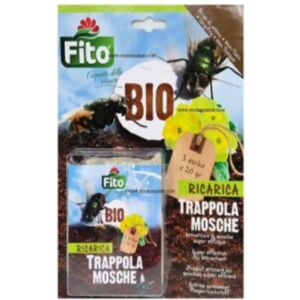 FITO BIO - 5 BUSTINE (12g) RICARICA TRAPPOLA PER MOSCHE