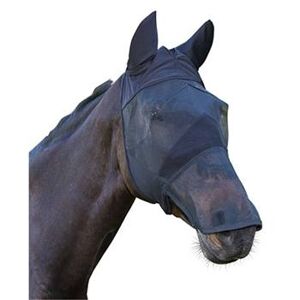 Kerbl Maschera antimosche con protezione per narici e orecchie, per cavalli e pony, T. Purosangue