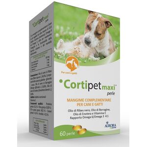 Aurora Licensing Srl Cortipet Maxi Perle 60 Perle - Mangime Complementare Uso Veterinario