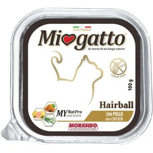 MORANDO MIOGATTO HAIRBALL POLLO 100G