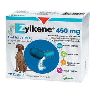 VETOQUINOL ITALIA Srl ZYLKENE CANI 20CPS 450MG