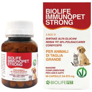 NUTRACEUTICA BIOLIFE Srl BIOLIFE IMMUNOPET STRONG 60CPS