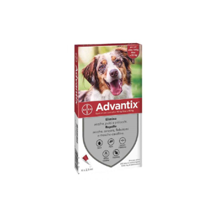 bayer_divsanitaanimale Advantix 10-25 kg 4 pipette pulci e pidocchi