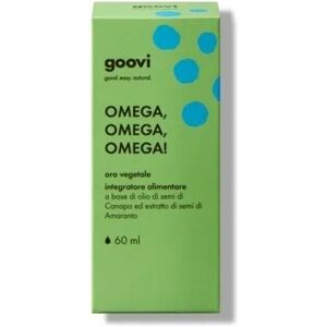 Goovi Omega Oro Vegetale Integratore di Acidi Grassi Essenziali 60 ml