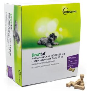 Drontal Multi Aroma Carne Per Cani Fino A 10 Kg 102 Compresse