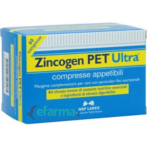 Nbf Lanes Zincogen Pet Ultra Integratore Difese Immunitarie Cani e Gatti 60 Compresse