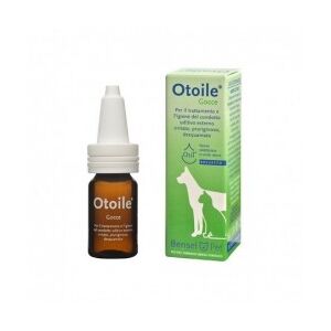 Bensel Pharma Otoile 15 ml - Gocce per il trattamento del condotto uditivo di cane e gatto