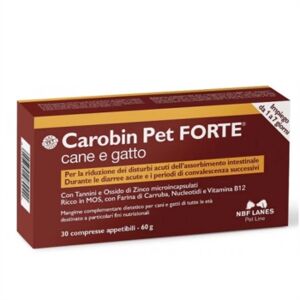 NBF Lanes Linea Veterinaria Carobin Pet Forte 30 compresse