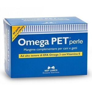 NBF Lanes Linea Veterinaria Omega Pet Integratore 60 perle