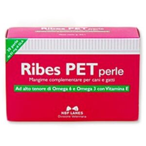 N.B.F. Lanes S.r.l. N.B.F. Lanes Linea Animali Domestici Ribes Pet Integratore Cani E Gatti 30 Perle