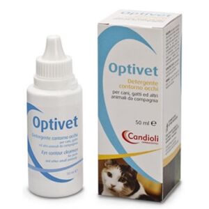 Candioli Veterinaria Candioli Linea Animali Domestici Optivet Detergente Oculare Cani Gatti 50 Ml