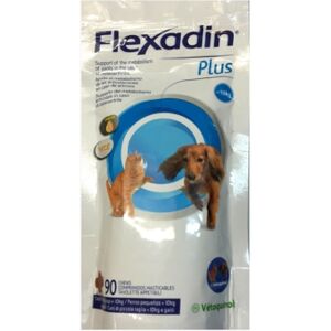 Vetoquinol Linea Animali Domestici Flexadin Plus Gatti Cani Piccoli 90 Tavolette