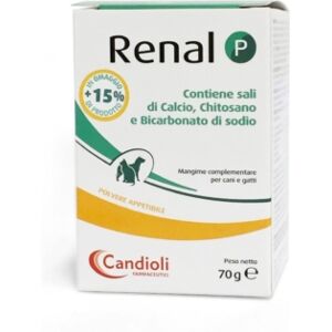 Candioli Veterinaria Candioli Linea Animali Domestici Renal P Integratore Mangime Polvere 70 G