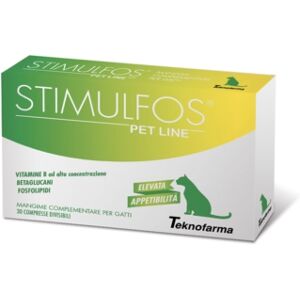 Teknofarma Linea Animali Domestici Stimulfos Pet Line Gatti Mangime 30 Compresse