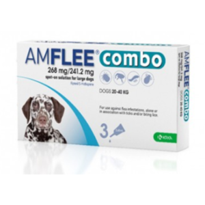 krka-farmaceutici Amflee Combo 268 Mg/241,2 Mg Soluzione Spot-On Per Cani Di Taglia Grande