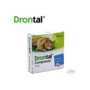 Bayer Vetiquinol Drontal Gatto 2 Compresse