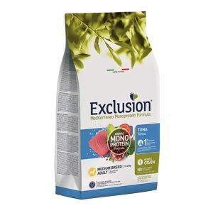 EXCLUSION Cane Mediterraneo Monoprotein Adulto Medium Tonno 3 Kg 3.00 kg