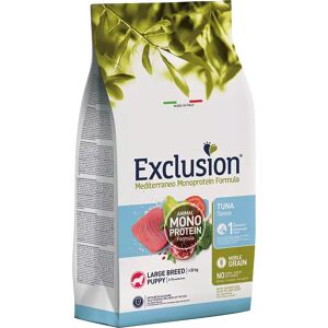 EXCLUSION Cane Mediterraneo Monoprotein Puppy Large Tonno 12Kg 12.00 kg