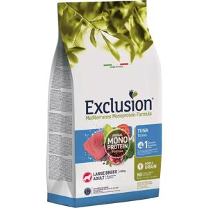 EXCLUSION Cane Mediterraneo Monoprotein Adulto Large Tonno 12Kg 12.00 kg