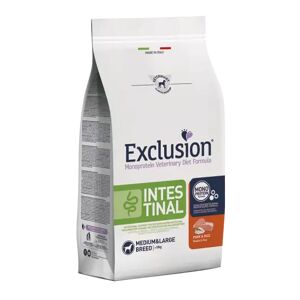 EXCLUSION Cane Monoprotein Veterinary Diet Intestinal Adulto Medium&Large; Maiale&Riso; 12 Kg 12.00 kg