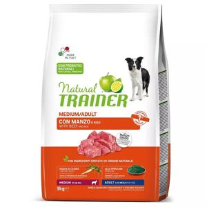 Trainer - Nova Food Natural Trainer cani Medium Adult Manzo e Riso 3 Kg 3.00 kg