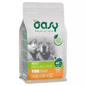 Oasy - Wonderfood Oasy Maiale OAP cane adulto Medium e Large 12 Kg 12.00 kg