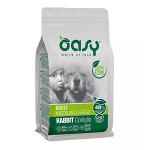 Oasy - Wonderfood Oasy Coniglio OAP cane adulto Medium e Large 12 Kg 12.00 kg