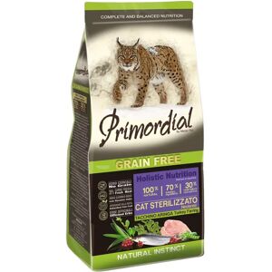 Primordial by Mister Pet Primordial Grain free gatto adulto Sterilizzato Tacchino e Aringa 400gr 0.40 kg