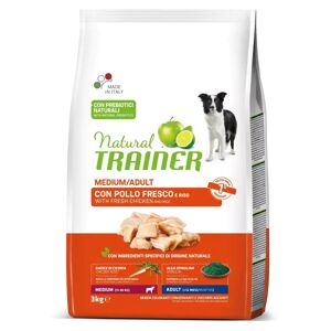 Trainer - Nova Food Natural Trainer cani Medium Adult Pollo Fresco e Riso 3 Kg 3.00 kg