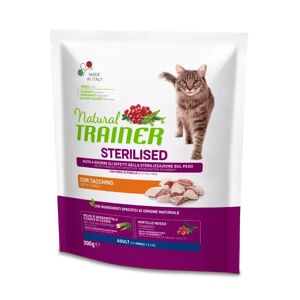 Trainer - Nova Food Natural Trainer gatto adulto Sterilizzato con Tacchino 300 gr 0.30 kg