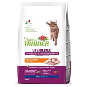 Trainer - Nova Food Natural Trainer gatto adulto Sterilizzato con Tacchino 3 Kg 3.00 kg