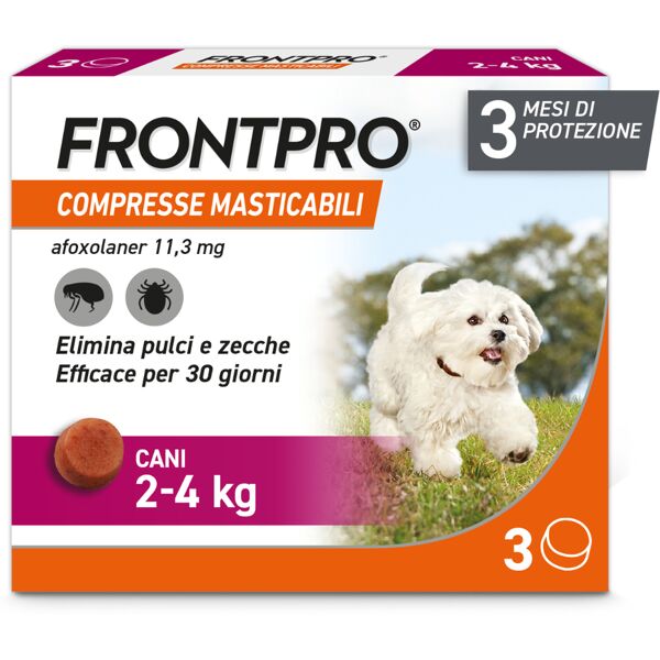 boehringer ing.anim.h.it.spa frontpro 3 compresse masticabili 2-4kg 11,3mg