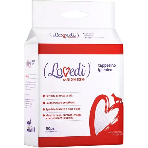 lovedi tappetini igienici 60x60cm 50 pz