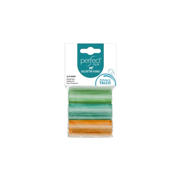 perfect sacchetti igienici al talco 3x15