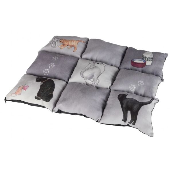 trixie cuscino patchwork grigio cm.55