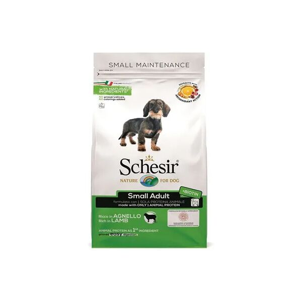 schesir small adult maintenance con agnello 2kg