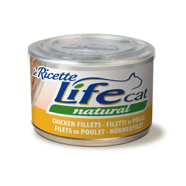 life pet care natural cat lattina multipack 24x150g pollo