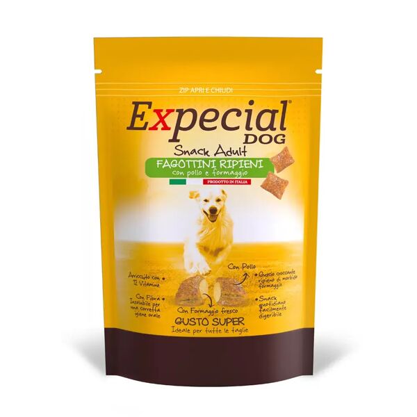 expecial dog fagottini snack con pollo e formaggio 60g 60g