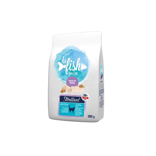 hi fish cat adult sterilised pesce 300g