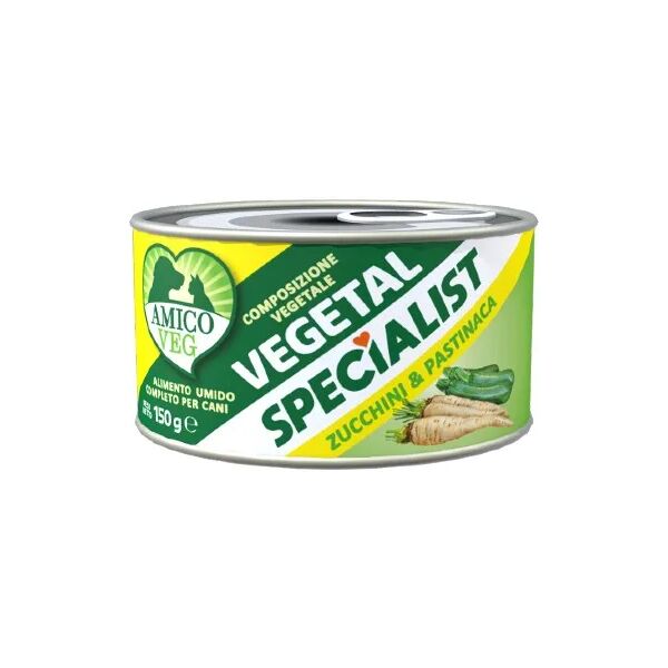 amico veg specialist dog lattina multipack 12x150g zucchini e pastinaca