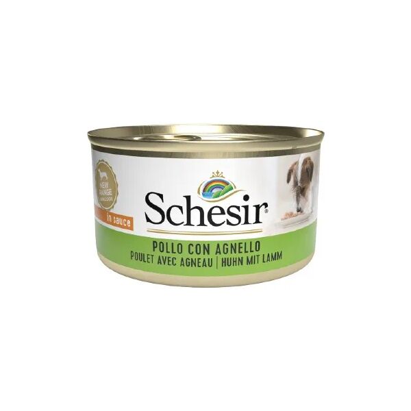 schesir dog lattina multipack 24x85g pollo e agnello