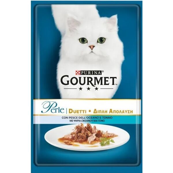 gourmet perle duetti cat busta multipack 26x85g pesce oceano e tonno